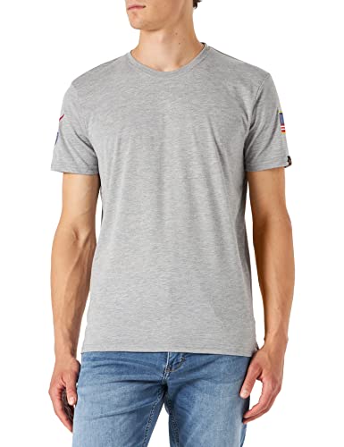 Preisvergleich Produktbild ALPHA INDUSTRIES Herren NASA T Kurzarm Shirt, Grey Heather, M