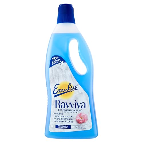 Emulsio Ravviva Nettoyant Marbre et Pierres Naturelles Fleurs Roses, 750 ml