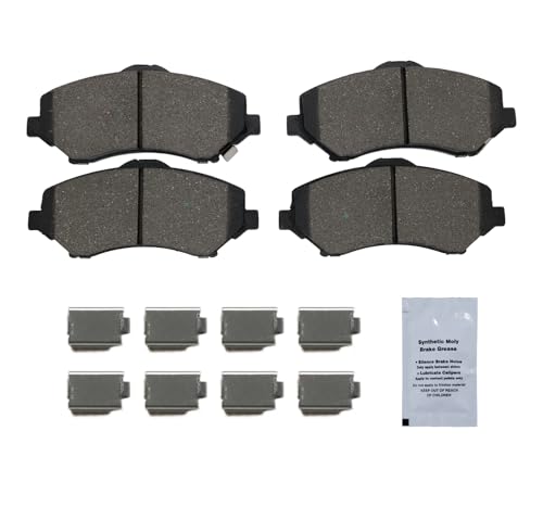 Image of HUSCH D1273 Front Ceramic Brake Pads Kit Fit For Chrysler Town & Country 2008-2016, For Dodge Grand Caravan 2008-2016, For Jeep Liberty 2008-2012, For Volkswagen Routan 2009-2014