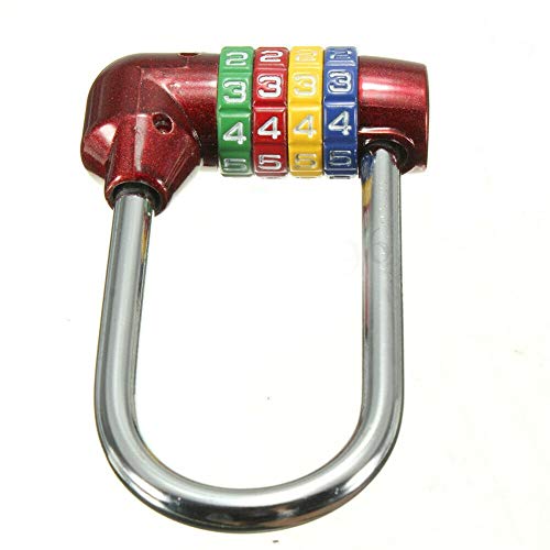Preisvergleich Produktbild Kombinationsschloss-Set, 4 / 5-stelliges Kombinations-Reiseschloss, rückstellbares Kombinationsschloss für den Außenbereich, Zaun, Haspel und Aufbewahrung, Fitnessraumschließfach, Schulschließfach