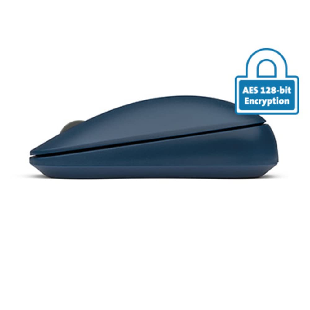 Souris sans fil Kensington - SureTrack Dual souris Ambidextre sans fil, Souris mince pour ordinateur portable, bureau ou domicile, fonctionne avec Chrome, Mac, Windows et Android - Bleue (K75350WW)