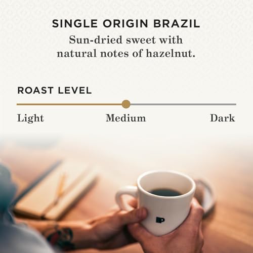 Peet's Coffee, Medium Roast Keurig K-Cup Pods - Single Origin Brazil 88 Count (4 Boxes of 22 Pods) - Image 4