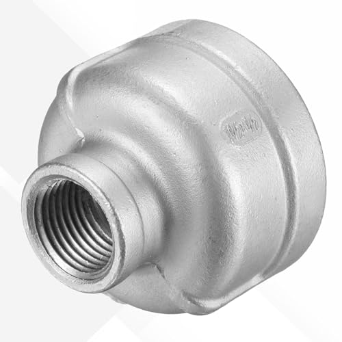 Acoplamiento NPT 1-1/2 x 1/2 de acero inoxidable 304 para tuberías 4