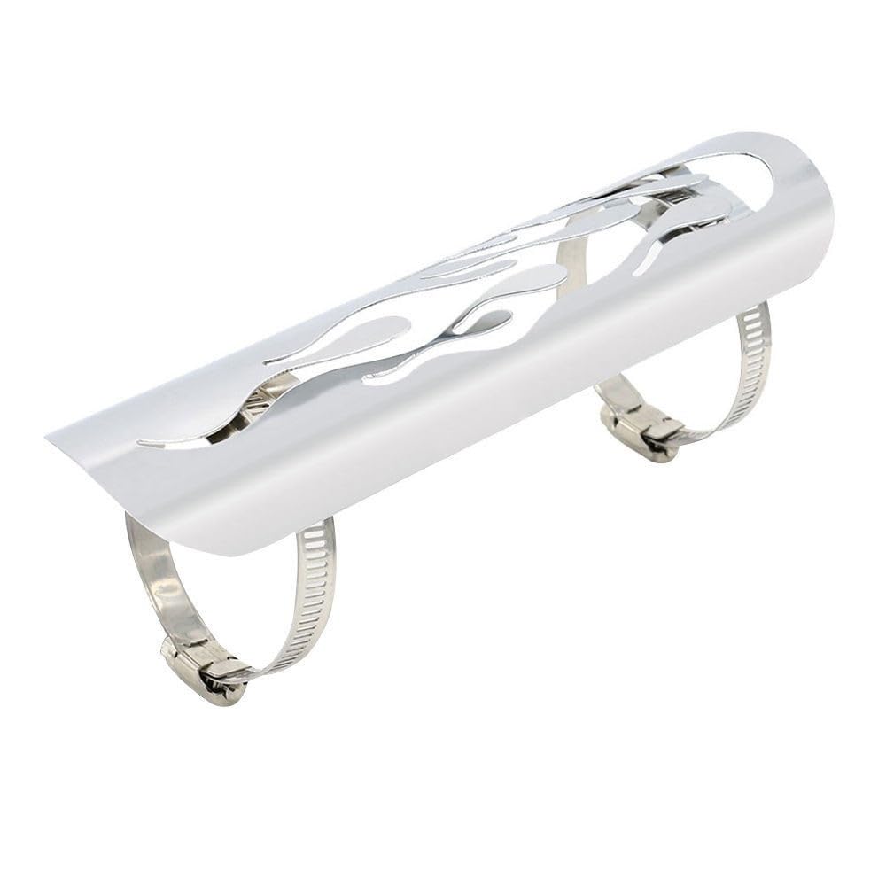Bouclier thermique moto universel pour protection de pot d'échappement anti-brûlure - 8