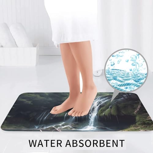 Tapis de bain cascade doux pour sortie de douche moderne | Noir - 8