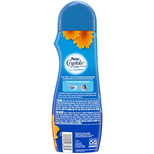 Purex Crystals In-Wash Fragrance And Scent Booster, Fresh Spring Waters, 21 Ounce (Pack Of 4) #TOP1