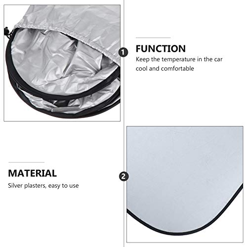 CLISPEED 2Pcs Pára-Brisa Do Carro Protetor Solar Do Carro Tampa Protetora Do Auto Protetor Solar par