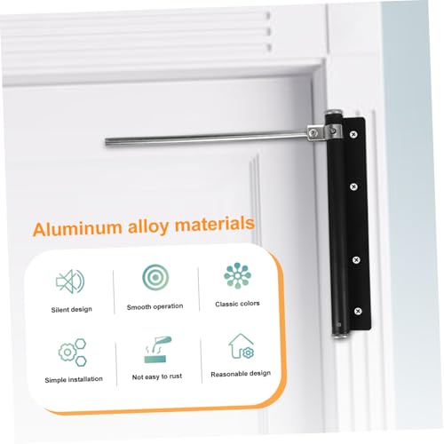 Cierrapuertas de aleación de aluminio Toddmomy metálico y resistente 3