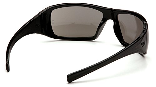 Pyramex Silver Mirror Safety Glasses, Wraparound