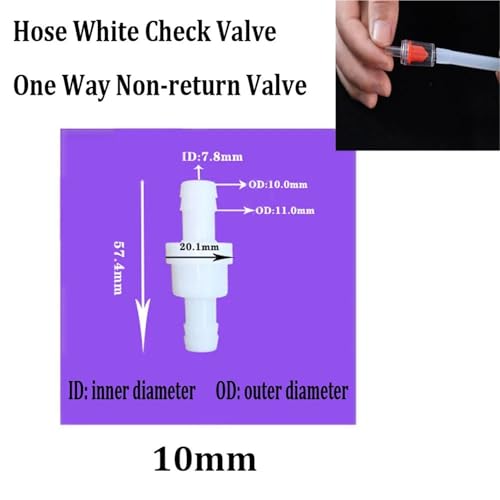 Clapet anti-retour 12mm valve monodirectionnelle étanche - 6