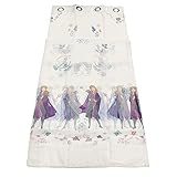 100% poliéster F.lli Carillo Cortina Frozen Elsa Disney 1 velo Idea regalo dormitorio 140 x 290 con tachuelas 4294
