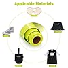 Heat Transfer Vinyl, Neon Yellow HTV Vinyl Rolls 12" x 12ft Iron on Vinyl Roll for Cricut & Silhouette Cameo,Premium HTV for T-Shirt, Bags and Other Textiles, Easy to Cut & Transfer #2