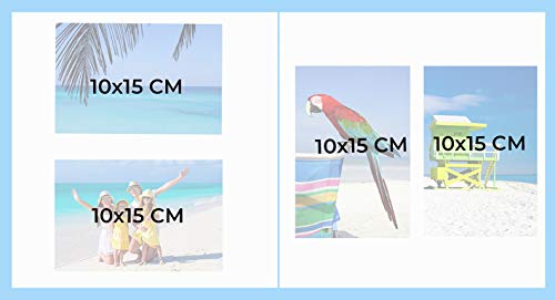 Exacompta 14133E Premium Fotoalbum Glossy mit 30 schwarzen Seiten, perfekt für Ihre Fotos zum selbstgestalten Fotobuch holografisch