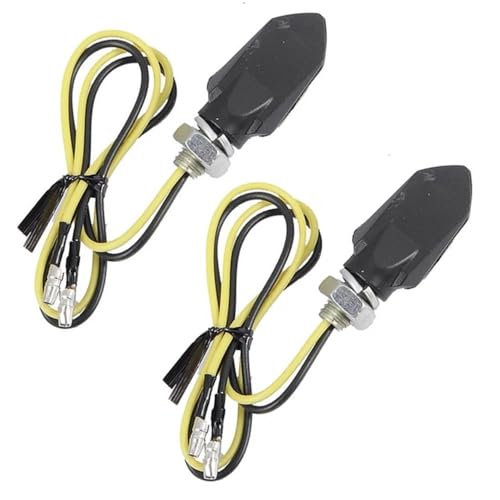 Feux stop et clignotants de moto universels ambre avec ampoule haute luminosité pour indicateurs