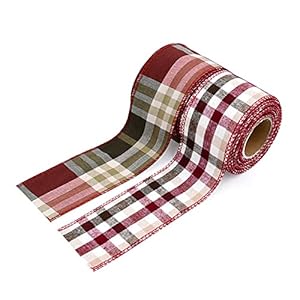 2 rollen katoenen textieltape met reliëf, inpaklinten voor bruiloft, verjaardagsfeestje, festival, knutseldecoratie, 50…