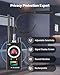 Hidden Camera Detectors, Anti Spy Camera Finder, GPS Tracker Detector, Hidden Devices Detector for Airbnb, Hotels, Bathroom, Home, Office (Black)
