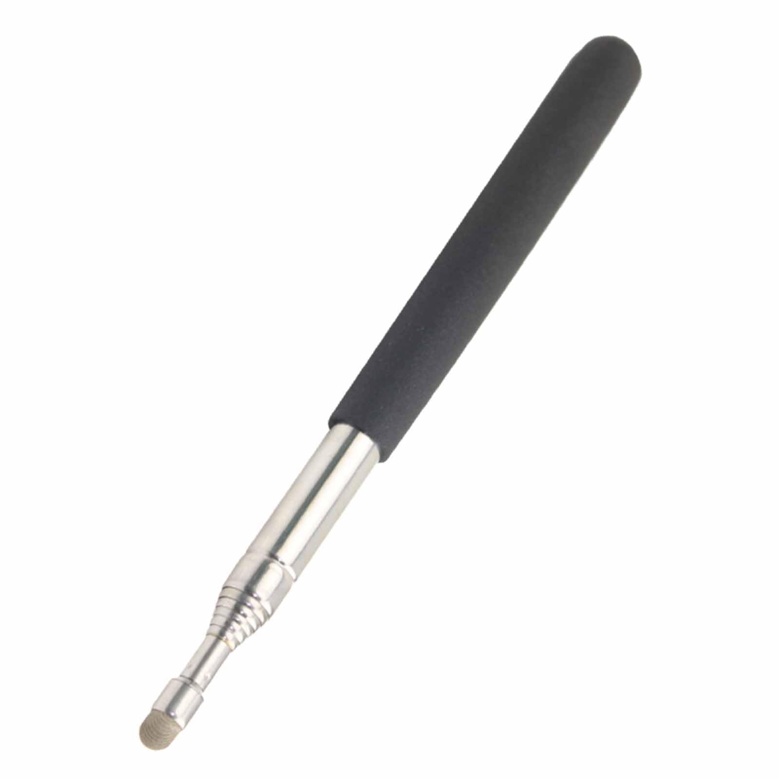 Retractable Pointer Stick for Teachers - Telescopic Stylus for Touchscreens, Classroom Reading & Presentations, Extendable Teaching Tool, Essential School Supplies- Extends 39.4'' (Black)
