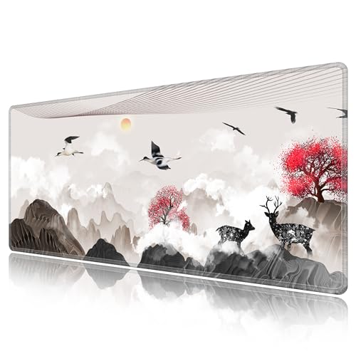 XXL Gaming Mouse Pad 900x400 multifonction tapis de bureau à bords cousus