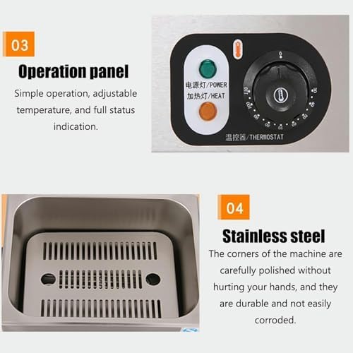 Commercial Egg Boiler 2600W, Stainless Steel Cooker with Mesh Basket, 60Pcs Large Capacity Electric Poached Maker, Temperature Control & Timer, for Restaurant (Egg Boiler)
