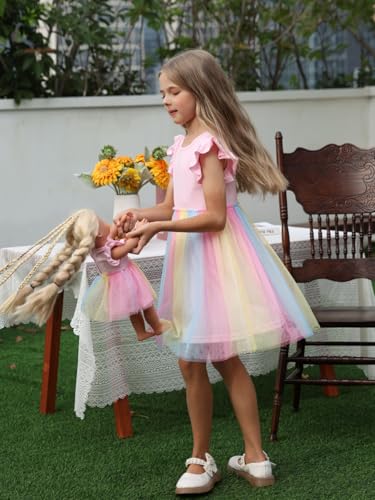 Bow Dream Tutu Tulle Party Flower Girl Dress4