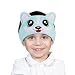 iClever Kids Headphones Boys - Sleeping Headphones for Kids, Comfortable Fleece Headband, Removable Speakers, Washable Headband, Volume Limiting, Haskie Design - Childrens Headphones, Blue