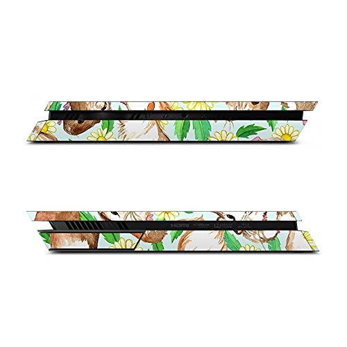 Skin PS4 Slim Autocollant Vinyle Cochons d'Inde Menthe Head Case Designs - 4