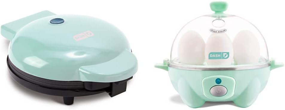 DASH8" Express Electric Griddle + DASH Rapid Egg Cooker (DEC005AQ)