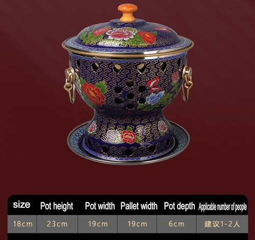 Olla pequeña de cobre para persona única tradicional china miniatura 4
