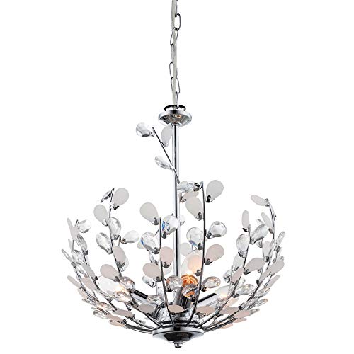 Suspension chrome 3xE14 lustre pour éclairage intérieur intense