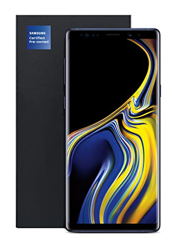 Samsung Galaxy Note 9, 128GB, Midnight Black - Unlocked (Renewed)