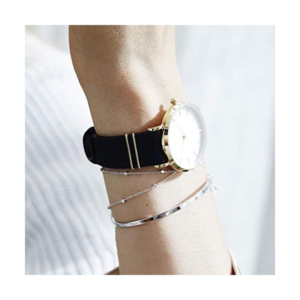 Rosefield The West Village Damenuhr Quarz mit Leder-Armband WBUG-W70 – Bild 3
