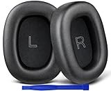 SOULWIT Earpads Replacement for Bowers & Wilkins Px7 S3/Px8 S2 Wireless Headphones, Ear Pads Cushions with Soft Protein Leather and High-Density Memory Foam - Black