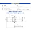 SFX 10 pcs Pull Stud fit DMG Mori CAT50-90 Degree Coolant Retention Knob with Coolant Hole,Dual O Ring