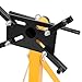 KUAFU 2000LBS Capacity Universal 360 Degree Rotating Engine Stand Adjustable Mounting Head Folding Frame for Auto Truck Motor Hoist Repair Jack Heavy Duty-Yellow You Will Receive Multiple Packages