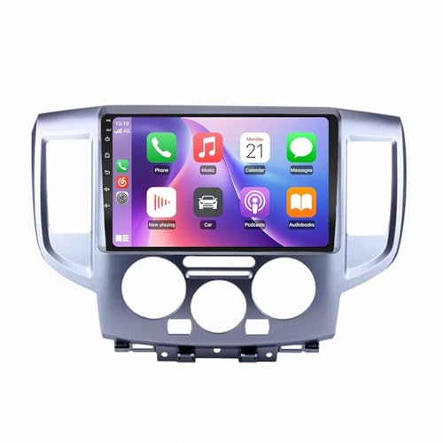 Pantalla Carplay para Nissan NV200 (2011-2018) con Android Auto inalámbrico y Bluetooth