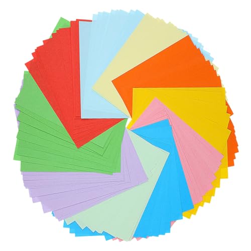 Papier origami double face 15x15 aux 10 couleurs vives pour pliages nets
