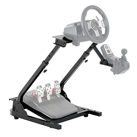 CO-Z Lenkradhalterung, Klappbare Halterung für Logitech GT G25 G27 G29 G920, Simulator für Rennen, Gaming, Gear Halterung für PS3 PS4 ohne Pedale und Lenkrad