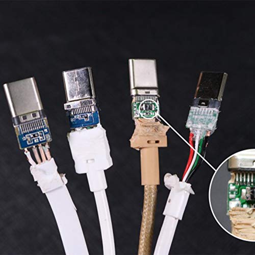 ANMBEST 10PCS USB 3.1 Type C Connector 24 Pins Male Plug Socket Receptacle Adapter to Solder Wire & Cable 24P PCB Board Support Module by ANMBEST - Image 5