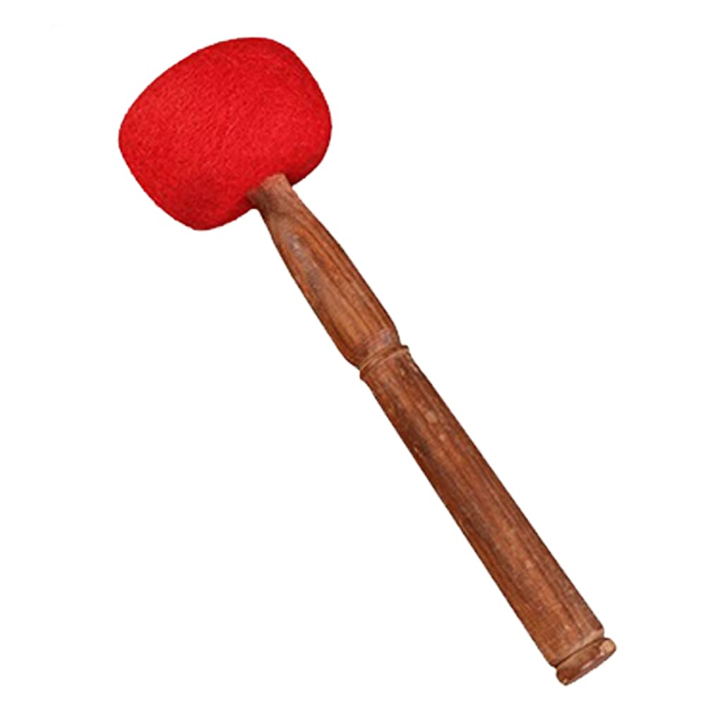Jazuaiao Tibetan Singing Bowl Buddhist Handcrafted Wool Felt Hammer Peaceful Calming Relaxing Sound for Tibetan Singing Bowl Handcraft Buddhist Calm Sound