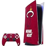 Skinit Decal Gaming Skin Compatible with PS5 Console and Controller - Officially Licensed NBA Miami...