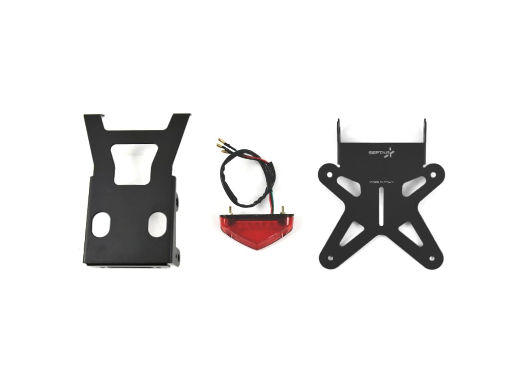 Support Plaque Immatriculation Réglable Pour SHERCO SM/SE-R/SEF-R 2017-2025 - SEPTAR Fabriqué En Italie