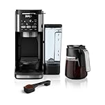 Ninja DualBrew Hot & Iced 12-Cup Coffee Maker, Single-Serve for Grounds & K-Cup Pod Compatible, 3 Brew Styles, 60-oz. Water Reservoir & Carafe, Black, CFP101C (Canadian Version)
