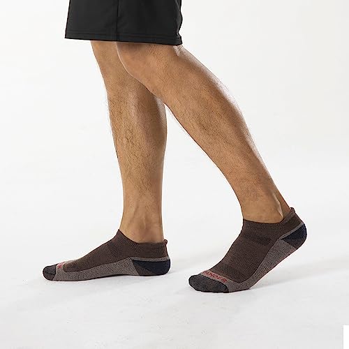 Image of WANDER Merino Wool Ankle Running Hiking Socks 3 Pairs Lightweight Cushioned Sweat-Wicking No Show Athletic Socks Men Women