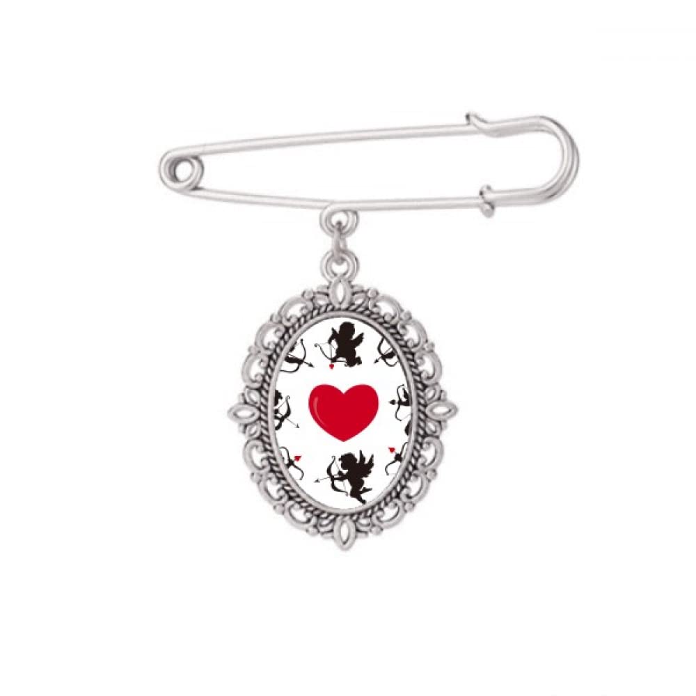 Broche ange Cupidon en taille M, bijou de créateur pour robe