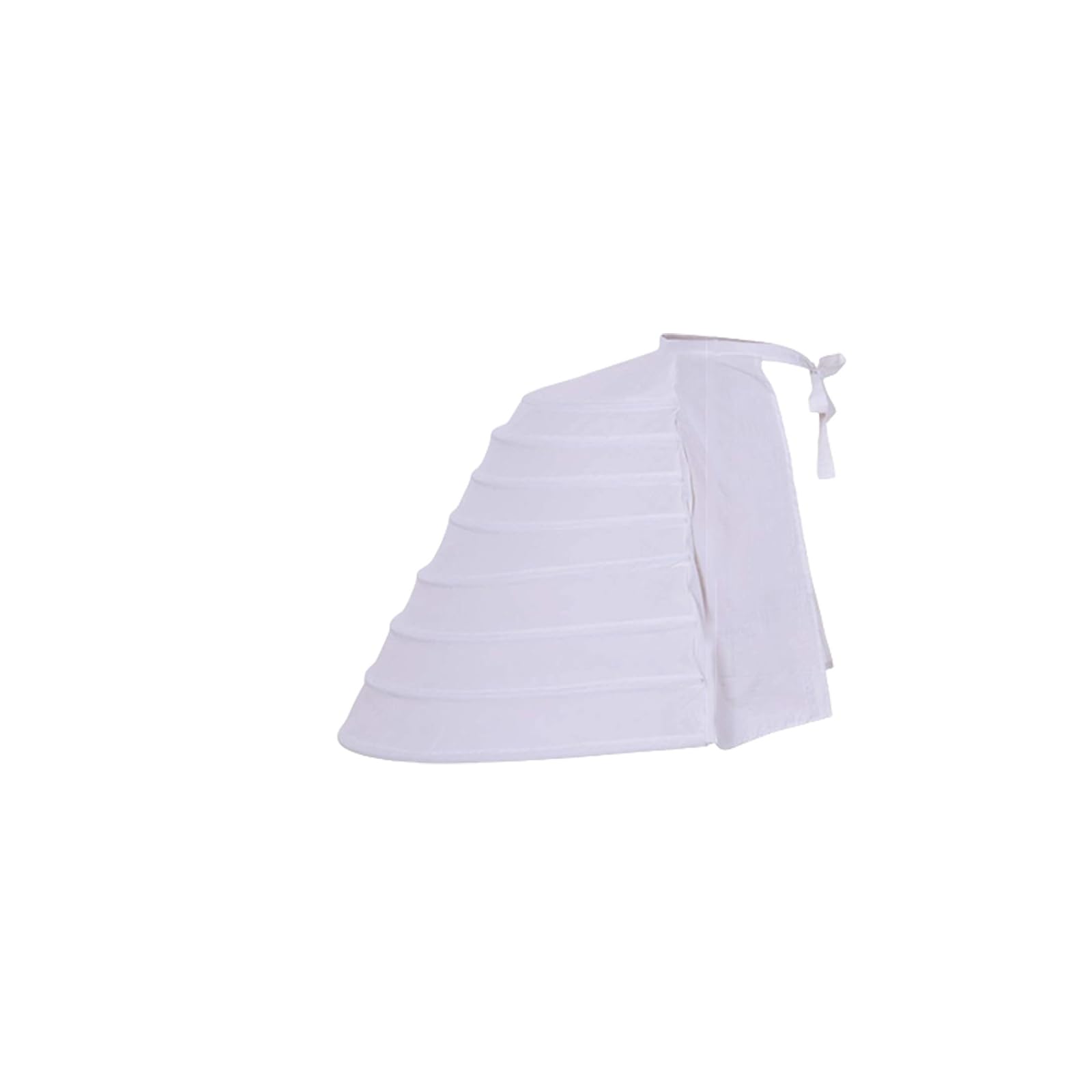 Tsophreniq Pannier Petticoat White Victorian Bustles Cages Hoop Skirt Cage Skirt for Women Girls Victorian Rococos Dress Crinoline