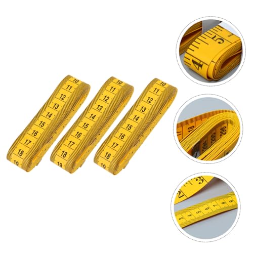 Cinta métrica flexible doble cara para cuerpo 3 pcs miniatura 5