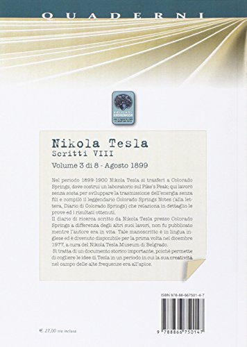 Scritti Viii. Colorado Springs Notes (Vol. 8) - 2