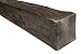 Produktbild DECO WOOD Deckenbalken ED104 aus Polyurethane, 2m Länge, PU Balken Holzoptik (dunkelbraun - 17x19cm) Verzierung Lampe Kabelkanal Scheinbalken