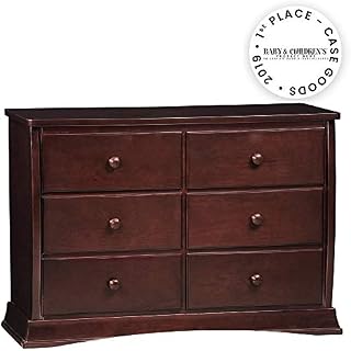 Delta Children Bentley Six Drawer Dresser, Black Cherry Espresso