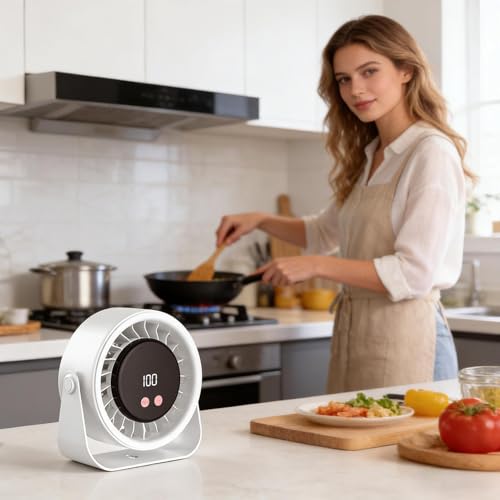 Ventilateur compact de bureau pour lutter contre la chaleur estivale - 3